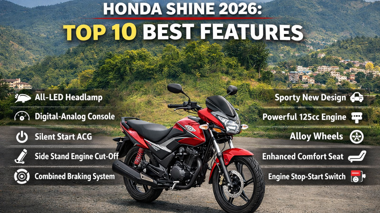 New Honda Shine 2026 