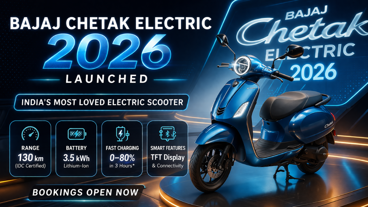 Bajaj Chetak Electric 2026 Launched